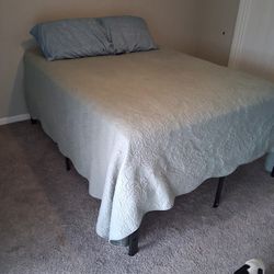 12" Memory Foam Mattress With Steel Base