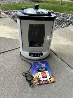 Countertop rotisserie / steamer (Franklin Chef) Complete with all accessories and manual!