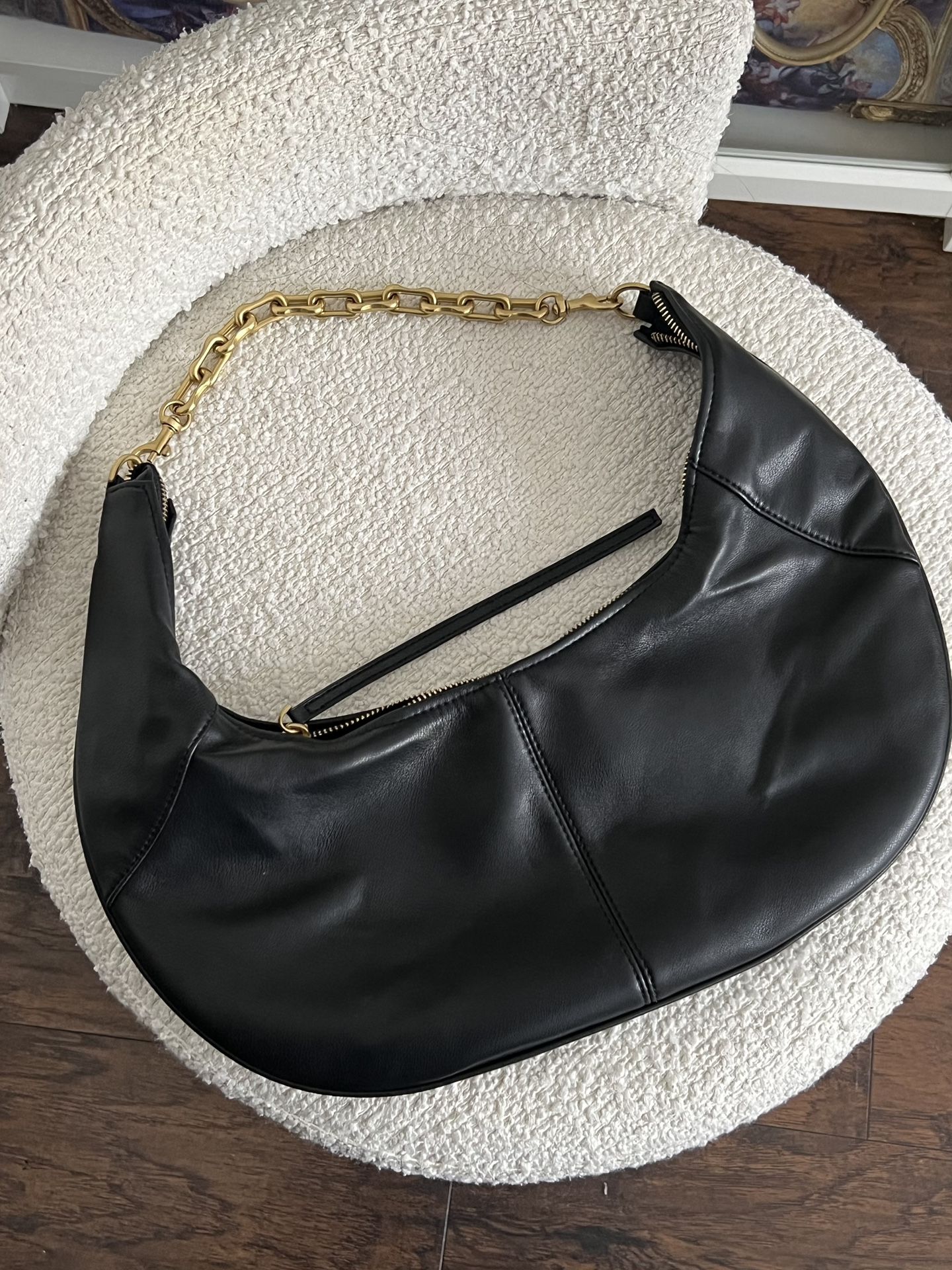 Zara Bag With Gold Chain