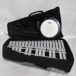 Open Box Never Used Pearl PK910C Educational Bell Kit with Rolling Cart 8 in.