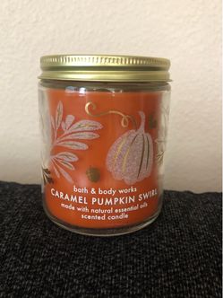 Caramel Pumpkin Swirl 🍭 Single Wick Candle