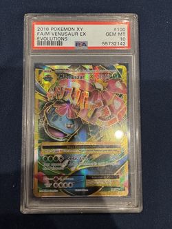 2016 Pokemon XY Evolutions M Venusaur EX #100/108 Full Art PSA 10 GEM MINT