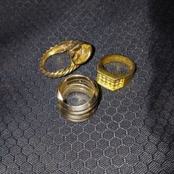 Unique Set Of Gold Rings