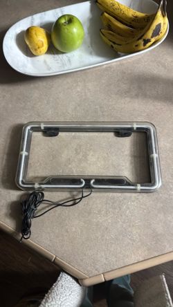 Light up license plate cover - fun car accessory
