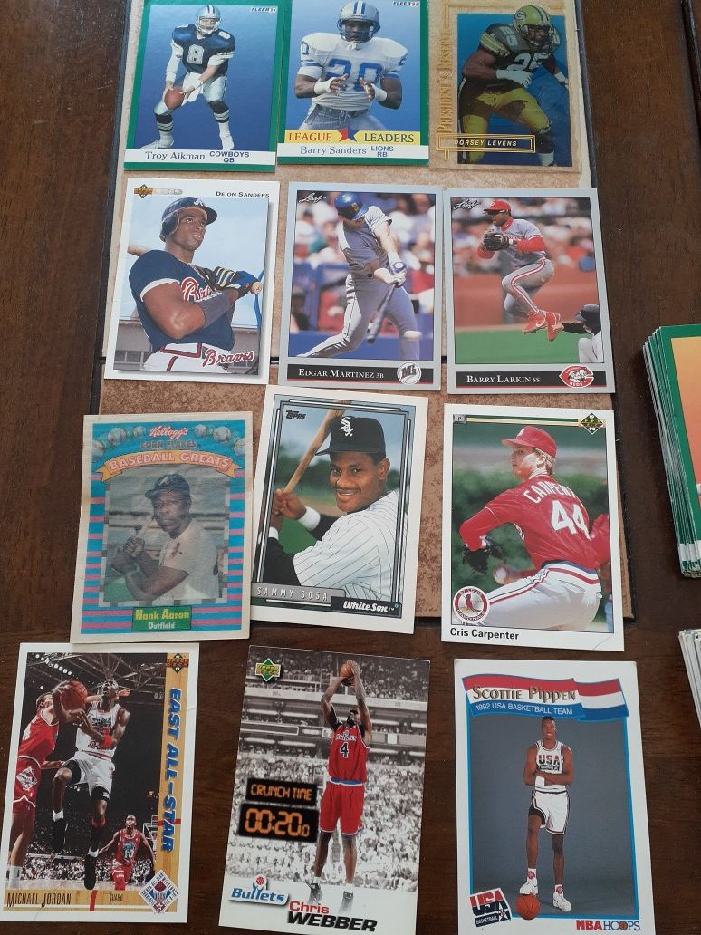 Lots of baseball basketball hockey cards. Rare cards! Multiple errors cards!