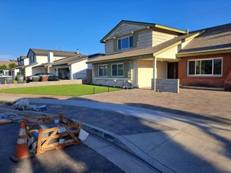 Pavers, turf, walls, irrigation,  etc....