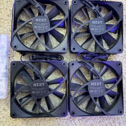 4 NZXT CASE FANS 