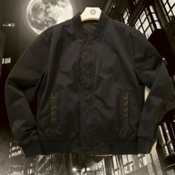Zara mens top bomber jacket black