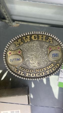 Belt  buckle cow boy
