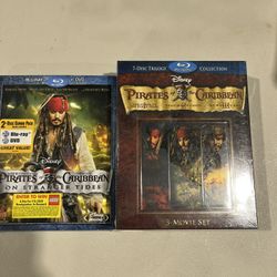 Pirates Of The Caribbean Box Set Blu Rays 