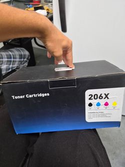 Brand New 206X High Yield Toner Cartridges 4-Pack Compatible with HP Printers