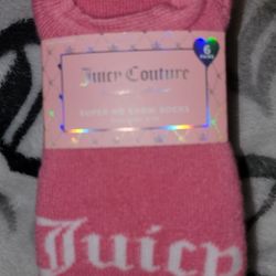 Juicy Couture No Show Socks 6 Pairs 