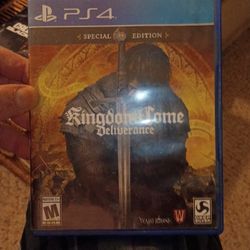 Playstation 4 Video Game Kingdom Come Deliverance In Perfect Condition 