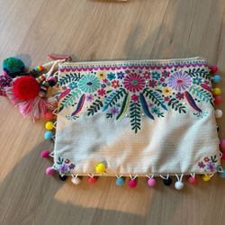 Clutch embroidery