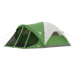 Coleman Evanston - Tent with mosquito net, for 6/8 people, weather resistant, with spacious interior, includes rain, transport bag, easy installation 