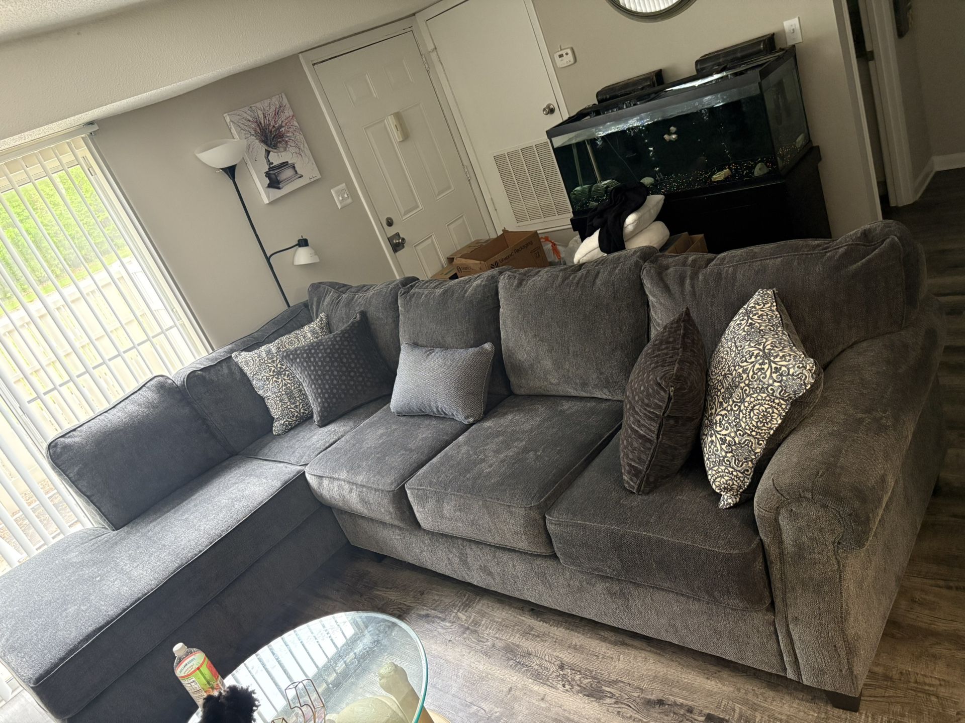 2 Piece Grey Sectional