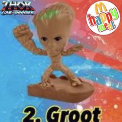 (NEW) 2022 McDonald’s Happy Meal Marvel’s Thor: Love And Thunder Toy #2 Groot (PERFECT FOR BIRTHDAYS)