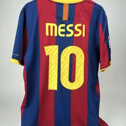 Messi 2010 soccer jersey retro
