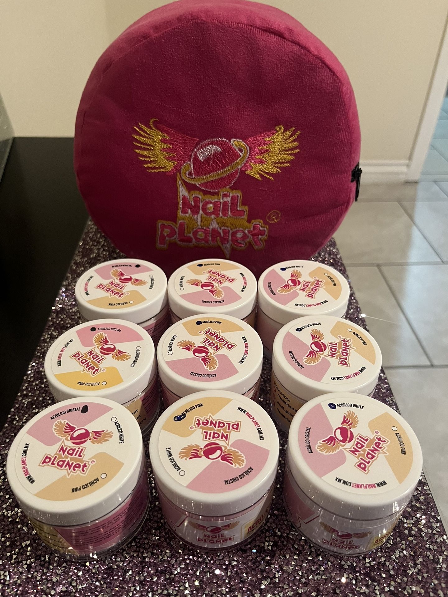 Nail Planet Acrylic 2oz (Crystal, Pink, White)