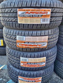 205/55/16 Arroyo Selling a set of new tires with a 50,000-mile warranty ✅🤩