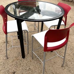 46” ROUND X 41 1/2” TALL PUB TABLE & CHAIRS 47Th Ave. And Dobbins In Laveen