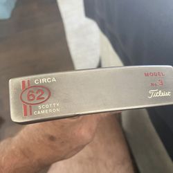 Scotty Cameron Cira 62 Model No 3 Titleist