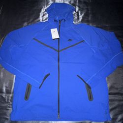 Nike Tech Mens Woven Jacket Game Royal Blue HM7151-480 Size Large-Tall NWT