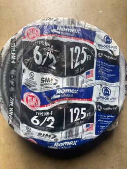 romex 6/2 125ft 280$