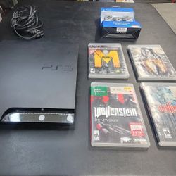 Ps3 Bundle With One Controller 4 Games