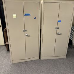 2-Door Metal Cabinets $30