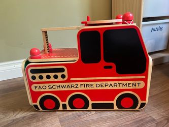 Wood Fire station truck  Montessori