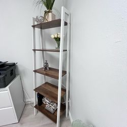 5-Tier Industrial/Modern Ladder Shelf
