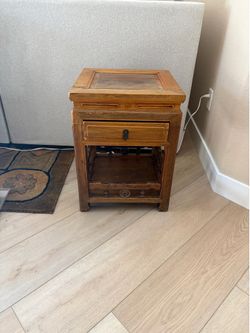 Wooden side table