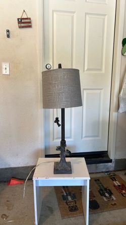 Table Lamp with Tree Branch Base