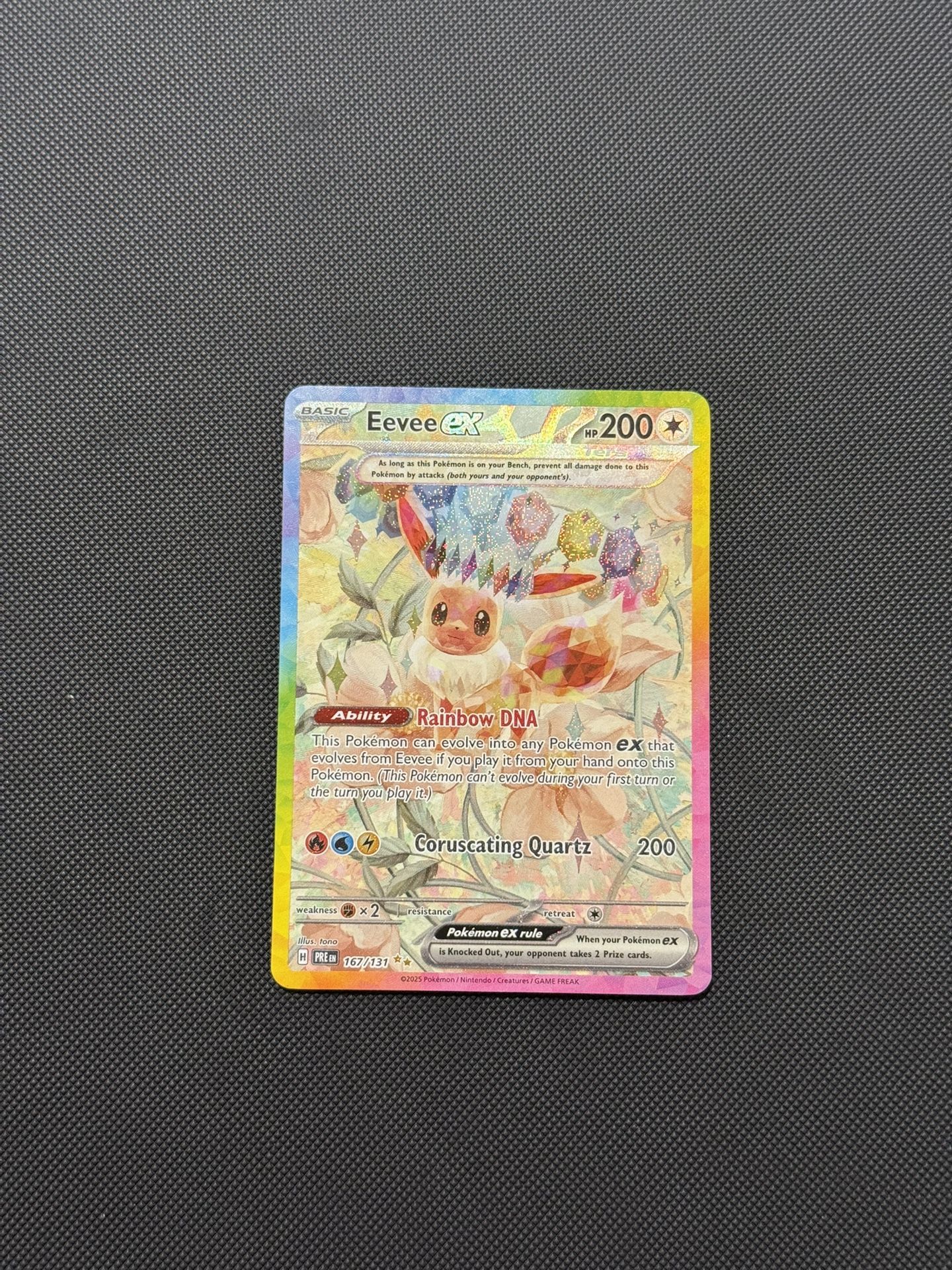 Eevee Prismatic Evolutions Special Illustration Rare 