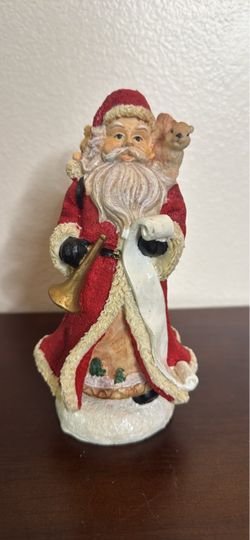 K’s Collection resin Santa Claus figurine