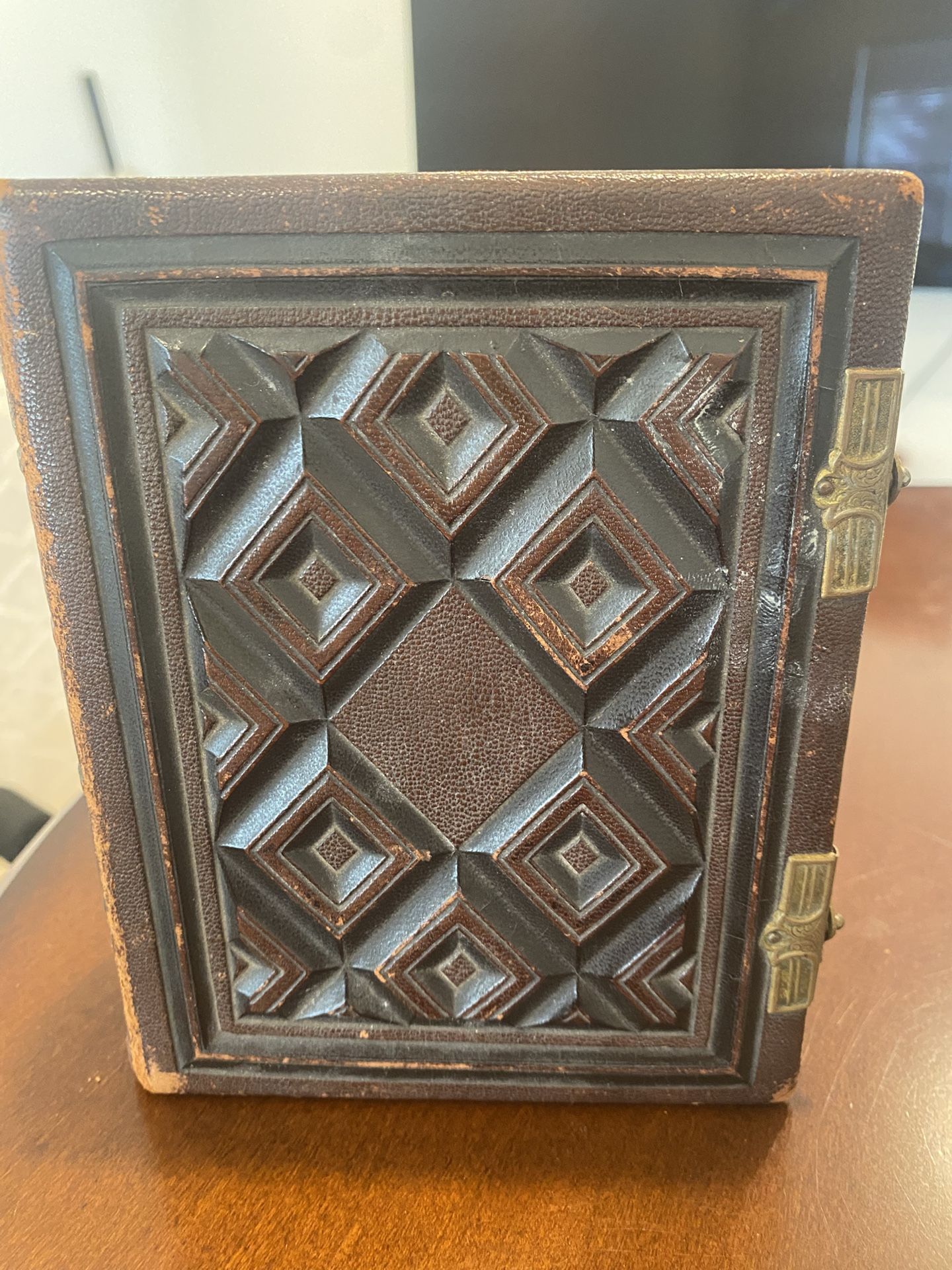 Antique Leather Photo Album