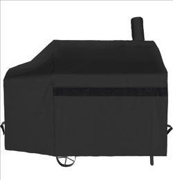 Offset Smoker Cover - 60 Inch Waterproof Charcoal Grill Cover