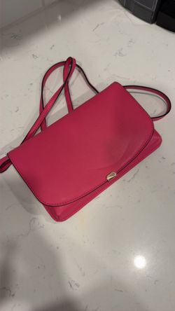 Hot pink cross body/clutch