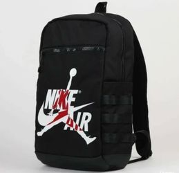 Nike Air Jordan Jumpman Classics Backpack - Black/Gym Red excellent Condition