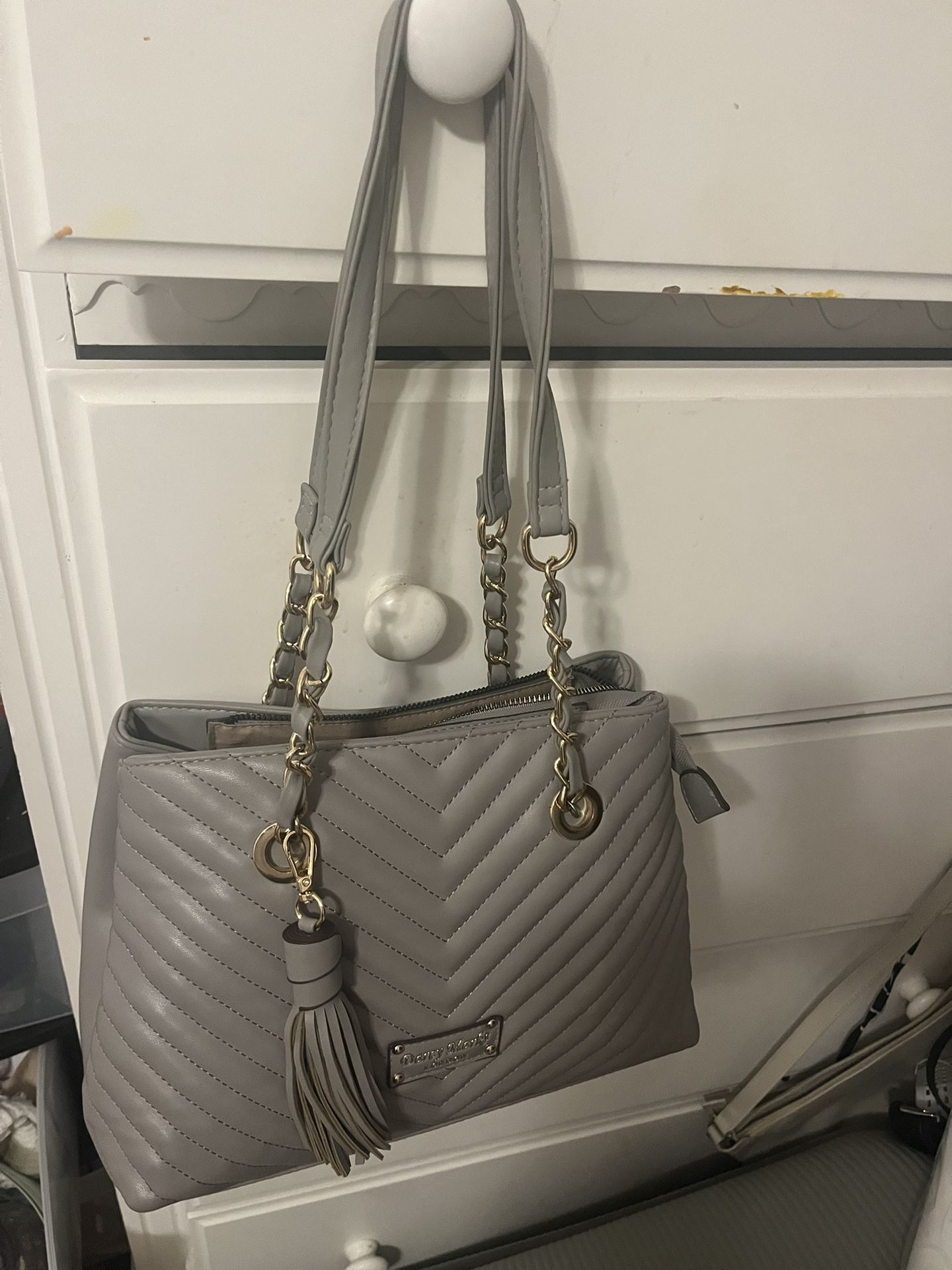 Darcy Marks Purse Light Grey Color $50 Firm. Cash Only