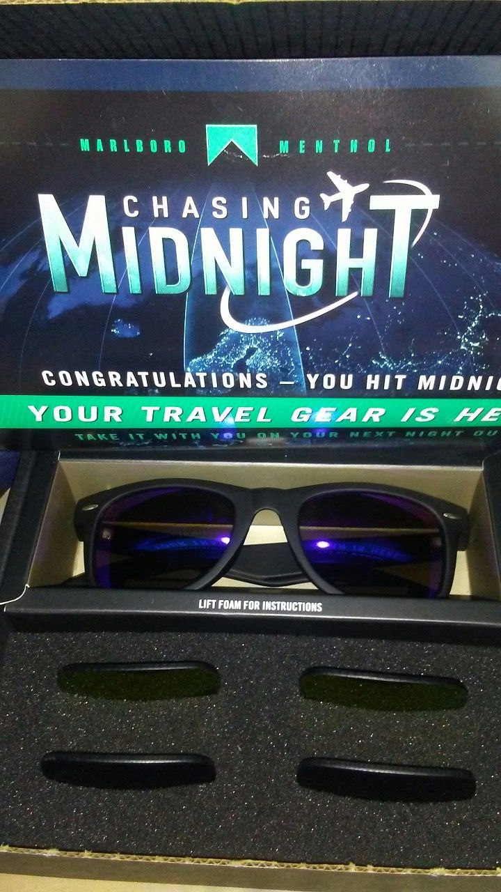 Marlboro Chasing Midnight Sunglasses NEW!