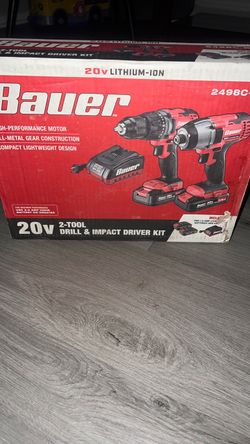 Bauer drill & impact driver kit