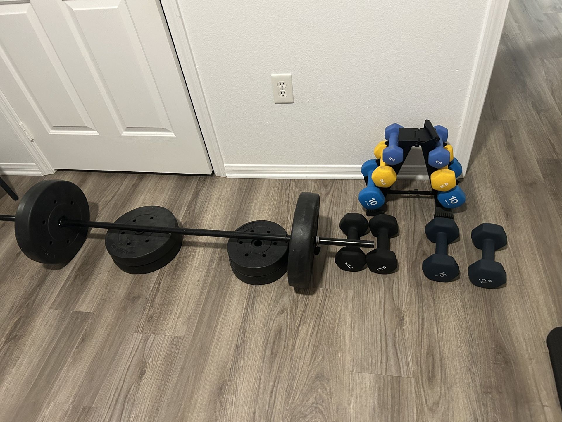 Barbell And Weight set