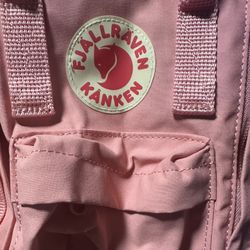 fjallraven pink mini backpack