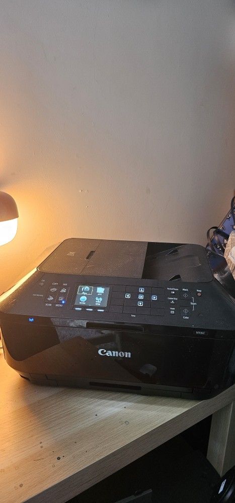 Canon MX922 PIXMA Inkjet Office All in ONE Printer Black Tested-Working