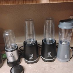 Blenders 5.00 Each. Magic Bullet  Blends And Purees, The Black Ones For Smoothies. The Other Also Blends. 