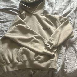 Dark Oatmeal Essentials Hoodie