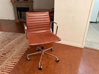 HD Buttercup office chair, camel brown leather