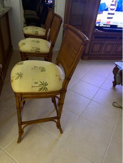 3 Tommy Bahama bar stools